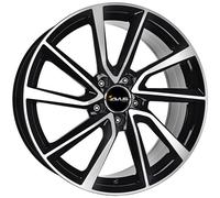 CERCHIO IN LEGA AVUS AC-518 PER OPEL ASTRA 8X18 5X110 BLACK POLISHED KRO