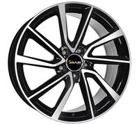 CERCHIO IN LEGA AVUS AC-518 PER FIAT PANDA 6X15 4X98 BLACK POLISHED K8Z