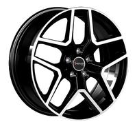 Avus Cerchi in lega AC-519 17" 7J 5x114.3 ET 35 73.1 Nero lucido
