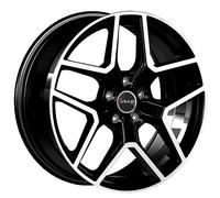 CERCHIO IN LEGA AVUS AC-519 PER HYUNDAI KONA 7.5X18 5X114.3 BLACK POLISHED EMS