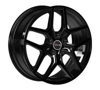CERCHIO IN LEGA AVUS AC-519 PER MAZDA RX-8 7.5X18 5X114.3 BLACK QJO