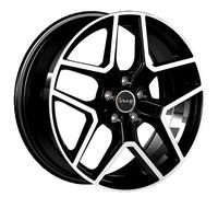 CERCHIO IN LEGA AVUS AC-519 PER NISSAN JUKE NISMO RS 7.5X18 5X114.3 BLACK P Y0N