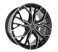 CERCHIO IN LEGA AVUS AC-M10 PER RENAULT TALISMAN 8X19 5X114.3 BLACK POLISHED KN7