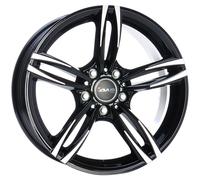 CERCHIO IN LEGA AVUS AC-MB3 PER BMW SERIE 4 COUPE 8.5X18 5X120 BLACK POLISHED P