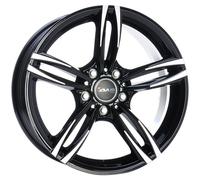 CERCHIO IN LEGA AVUS AC-MB3 PER BMW SERIE 5 TOURING X-DRIVE 9.5X20 5X120 BLACK