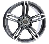 CERCHIO IN LEGA AVUS AC-MB3 PER BMW X3 8.5X18 5X120 ANTHRACITE POLISHED HIG