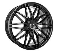 CERCHIO IN LEGA AVUS AC-MB6 PER CITROEN - DS C5 X 8X18 5X108 BLACK 5MT