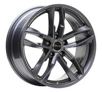 CERCHIO IN LEGA AVUS AF16 PER MERCEDES-BENZ 7.5X17 5X112 ANTHRACIT N24