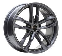 CERCHIO IN LEGA AVUS AF16 PER VOLKSWAGEN GOLF VI 7.5X17 5X112 ANTHRACITE HI7