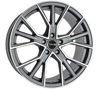 CERCHIO IN LEGA AVUS AF18 PER AUDI S8 8.5X19 5X112 MATT ANTHRACITE POLISHED CPW