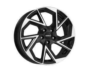 CERCHIO IN LEGA DEZENT AP DARK 6.5X17 4X98 BLACK/POLISHED CTH