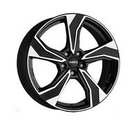 CERCHIO IN LEGA DEZENT KB DARK PER VOLKSWAGEN T-ROC 6.5X16 5X112 BLACK/POLI 2UG
