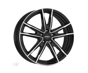 CERCHIO IN LEGA DEZENT KF DARK PER FORD PUMA 8X17 5X108 BLACK/POLISHED KN4