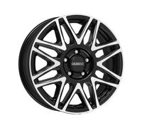 CERCHIO IN LEGA DEZENT KH DARK 6.5X16 5X108 BLACK/POLISHED DHT
