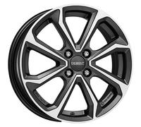 CERCHIO IN LEGA DEZENT KT DARK 6X16 4X100 GUNMETAL/POLISHED H5R