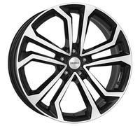 CERCHIO IN LEGA DEZENT TA DARK PER NISSAN PULSAR 7X17 5X114.3 BLACK/POLISHE QQ1