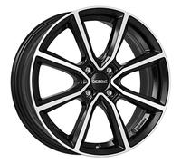CERCHIO IN LEGA DEZENT TN DARK PER FIAT QUBO 5.5X14 4X98 BLACK/POLISHED LVJ