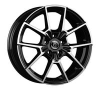 CERCHIO IN LEGA DIEWE NEVE PER SUBARU XV 7.5X18 5X100 BLACK DIAMOND AUM