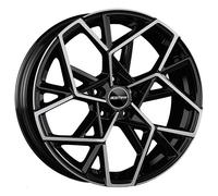 CERCHIO IN LEGA GMP CARTESIO PER NISSAN PULSAR 7.5X18 5X114,3 BLACK DIAMOND VAH