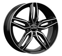 CERCHIO IN LEGA PER MERCEDES CLS 9,0J19" 5X112 35 66,60 GMP FASTEN BLACK DIAMOND