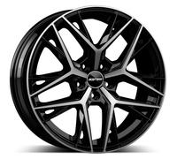 CERCHIO IN LEGA GMP LUNICA PER SKODA OCTAVIA SCOUT 7.5X18 5X112 BLACK DIAMO VS3