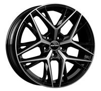 CERCHIO IN LEGA GMP LUNICA PER VOLVO 7.5x18 5x108 BLACK DIAMOND BOY