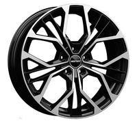 CERCHIO IN LEGA GMP MATISSE PER SKODA OCTAVIA 7.5X19 5X112 BLACK DIAMOND 7TQ