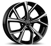 CERCHIO IN LEGA GMP MENTOR PER SKODA SCALA 7.5X18 5X100 BLACK DIAMOND JOL