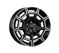 CERCHIO IN LEGA GMP PERVAN PER NISSAN PRIMERA 7.5X18 5X114,3 BLACK DIAMOND 1C6