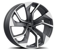 Cerchio in lega GMP REBEL 21X9 ET42 5x112 Matt Anthracite Diamond