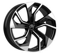 CERCHIO IN LEGA GMP REBEL PER SKODA ENYAQ 8.5X20 5X112 BLACK DIAMOND XJR