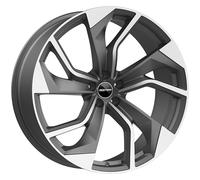 CERCHIO IN LEGA GMP REBEL PER SKODA KODIAQ 8.5X20 5X112 MATT ANTHRACITE DIAMOND