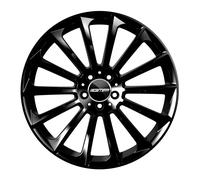 CERCHIO IN LEGA GMP STELLAR PER SKODA OCTAVIA WAGON 8X18 5X112 GLOSSY BLACK DDB