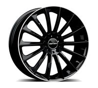 Cerchio in lega GMP STELLAR 21X10 ET50 5x112 Black Diamond Lip