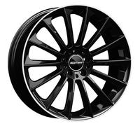 CERCHIO IN LEGA GMP STELLAR PER INFINITI 7.5x17 5x112 BLACK DIAMOND LIP U3M