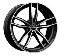 CERCHIO IN LEGA GMP SWAN PER AUDI A4 ALLROAD 7.5X17 5X112 BLACK DIAMOND OI0