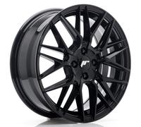 Cerchio in Lega Japan Racing JR28 17x7 ET40 4x100 Nero Lucido - Ruote JR Wheels
