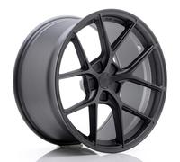 Un Cerchio in Lega JR WHEELS SL01 19x10 ET20-40 5H BLANK Canna di fucile opaca