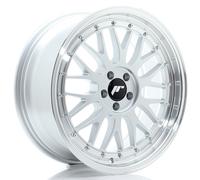 Cerchio in Lega JR Wheels JR23 18x8,5 ET25 5x120 Hyper Grigio Lip Spazzolato