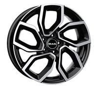 CERCHIO IN LEGA MAK APOLLO PER ALFA ROMEO 159 7.5X18 5X110 BLACK MIRROR EGD