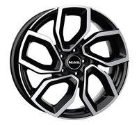 CERCHIO IN LEGA MAK APOLLO PER FIAT 500X 7.5X18 5X110 BLACK MIRROR 1SD