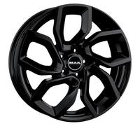 CERCHIO IN LEGA MAK APOLLO PER PEUGEOT 308 GT 7.5X18 5X108 GLOSS BLACK 9GO