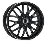 CERCHIO IN LEGA MAK ARROW PER AUDI Q5 8.5X21 5X112 GLOSS BLACK MIRROR RING XLC