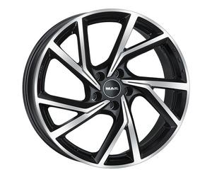 CERCHIO IN LEGA MAK ASPHALT 8X20 5X114,3 BLACK MIRROR HAK