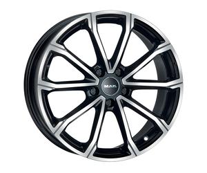 CERCHIO IN LEGA MAK DAVINCI PER AUDI A6 8X19 5X112 BLACK MIRROR NLA