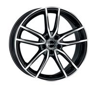 CERCHIO IN LEGA MAK EVO PER AUDI A5 CABRIOLET 9X18 5X112 BLACK MIRROR UOM