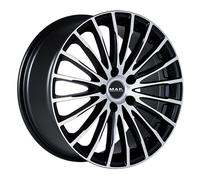 CERCHIO IN LEGA MAK FATALE PER SAAB 9-3 7.5X17 5X110 ICE BLACK U2O