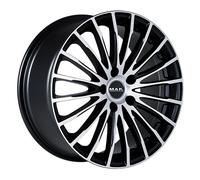 CERCHIO IN LEGA MAK FATALE PER VOLKSWAGEN BORA 7.5X17 5X100 ICE BLACK O05