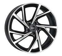 CERCHIO IN LEGA MAK KASSEL PER VOLKSWAGEN GOLF VI PLUS 7.5X18 5X112 BLACK M G3T