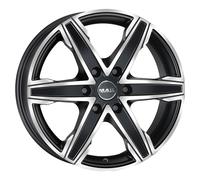 CERCHIO IN LEGA MAK KING6 PER RENAULT ALASKAN M1 9X20 6X114,3 ICE BLACK OFP